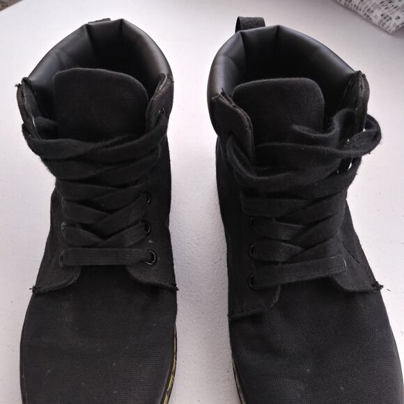 Dr.Martens Maelly Black Canvas Sneaker Skater Streetwear Grunge Size 6 - Picture 5 of 16